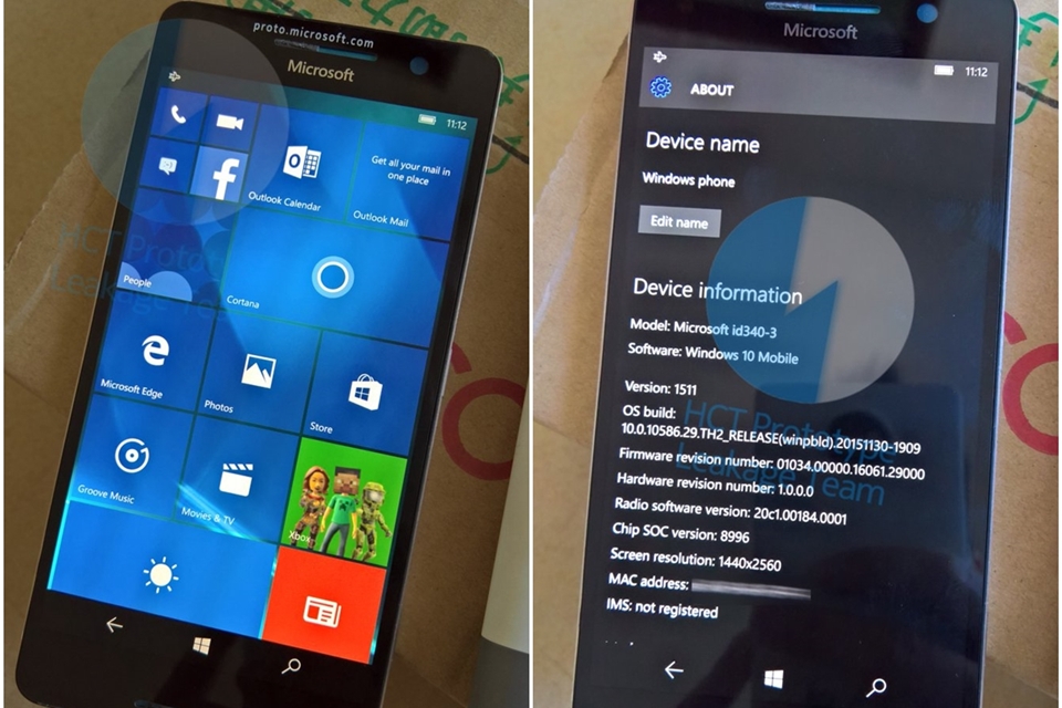 Imagem de: Lumia 960 que nunca viu a luz do dia aparece funcionando em novo vazamento