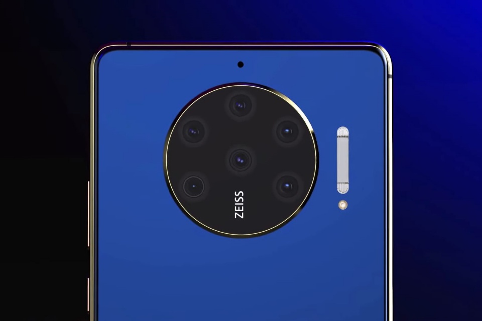 Imagem de: Conceito propõe Nokia 10 PureView com 8 câmeras e tela de 90 Hz