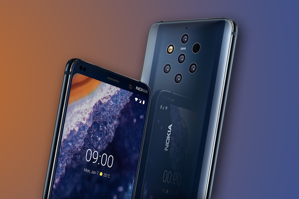 Imagem de: Nokia 9 PureView deve receber logo atualização para Android 10