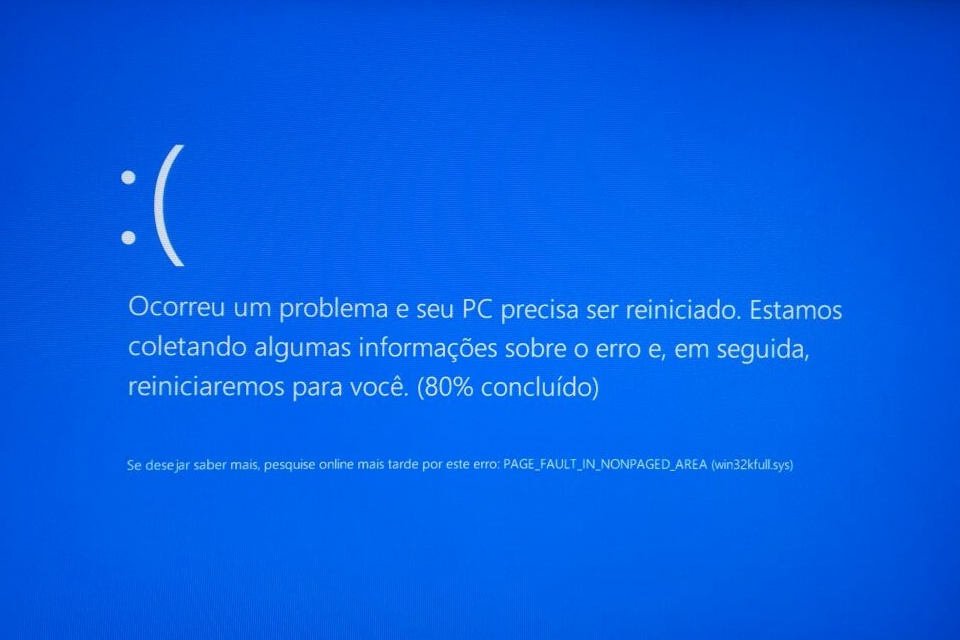 Imagem de: Nova versão do Windows 10 gera tela azul em alguns computadores