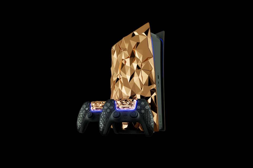Imagem de: Caviar anuncia PS5 com 20 kg de ouro por mais de US$ 900 mil