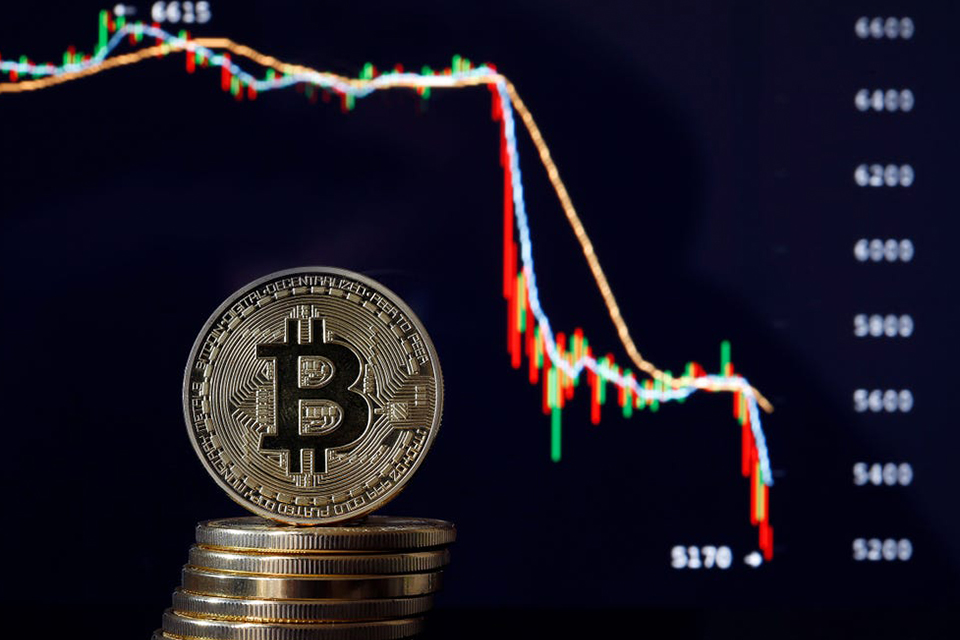 Imagem de: Bitcoin cai 20% em 1 dia com desvalorização histórica de US$ 100 bilhões
