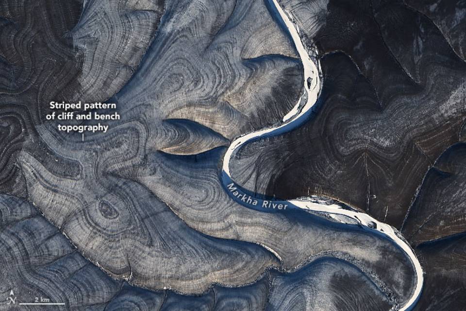 Imagem de: Sinais misteriosos na Sibéria intrigam cientistas da NASA