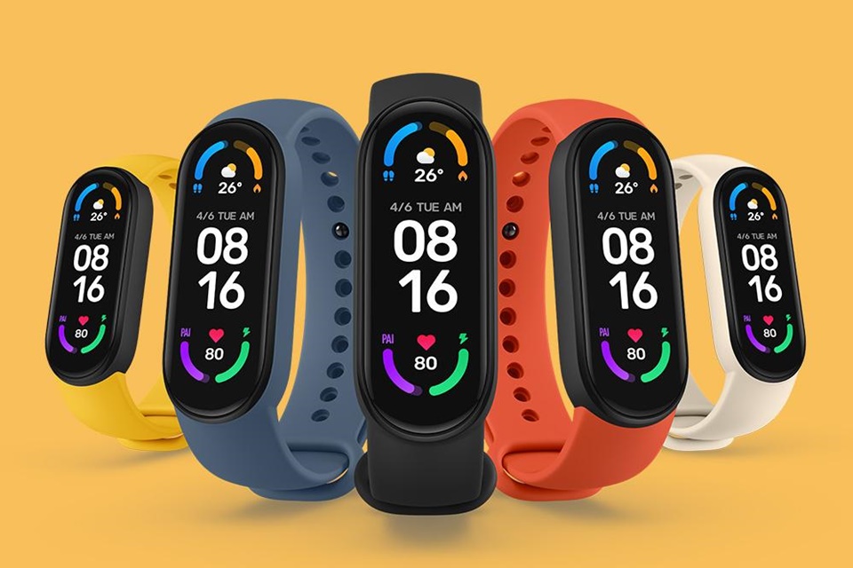 Imagem de: Pulseira inteligente Xiaomi: comparativo entre Mi Band 4, 5 e 6