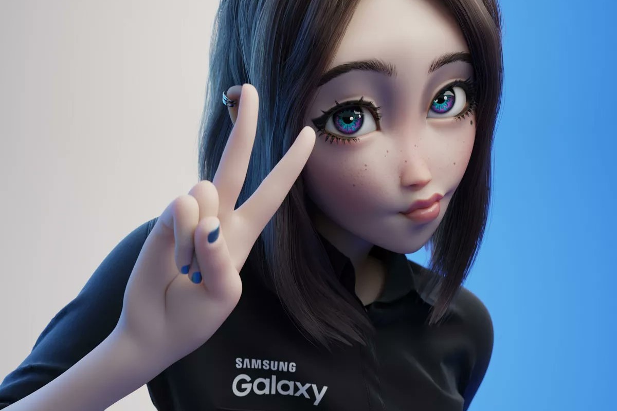 Imagem de: Conheça a Sam, personagem da Samsung que virou 'crush' da internet