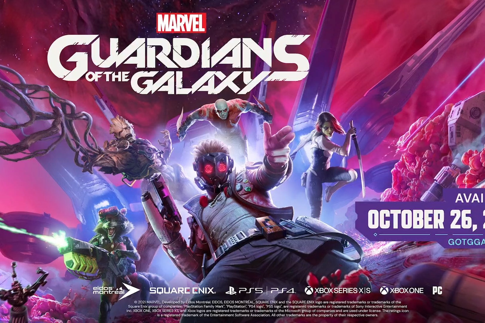 Imagem de: Marvel Guardians of the Galaxy é anunciado pela Eidos-Montréal