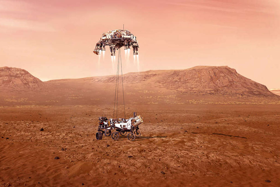 Imagem de: NASA mostra vídeo em 360º com imagens e sons de Marte