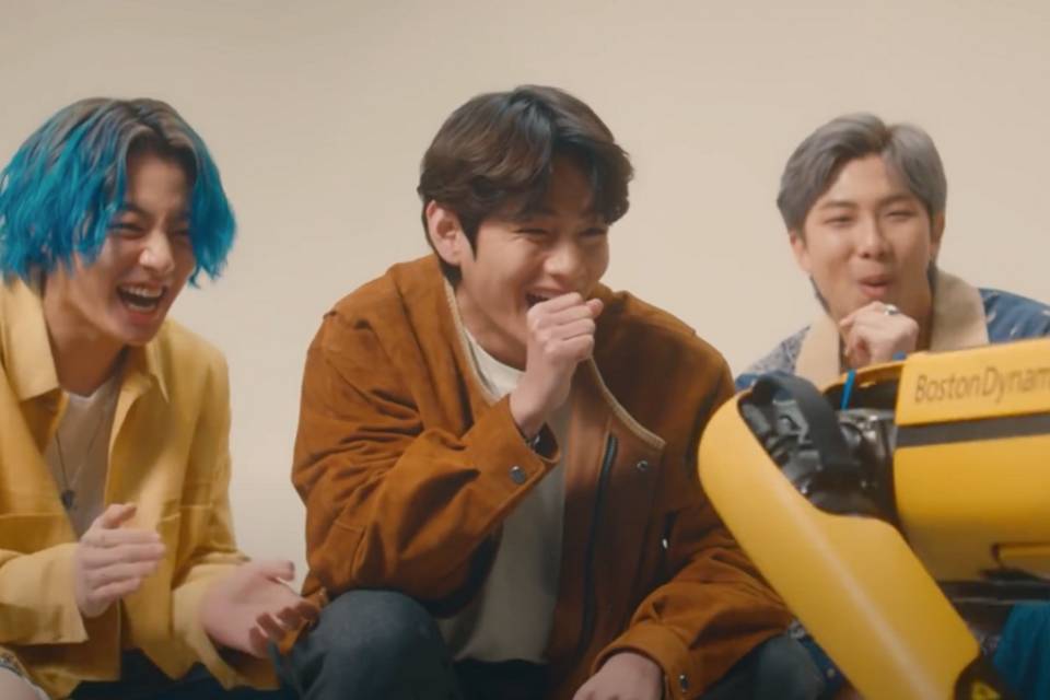 Imagem de: Boston Dynamics fecha parceria com BTS e robôs se rendem ao K-pop