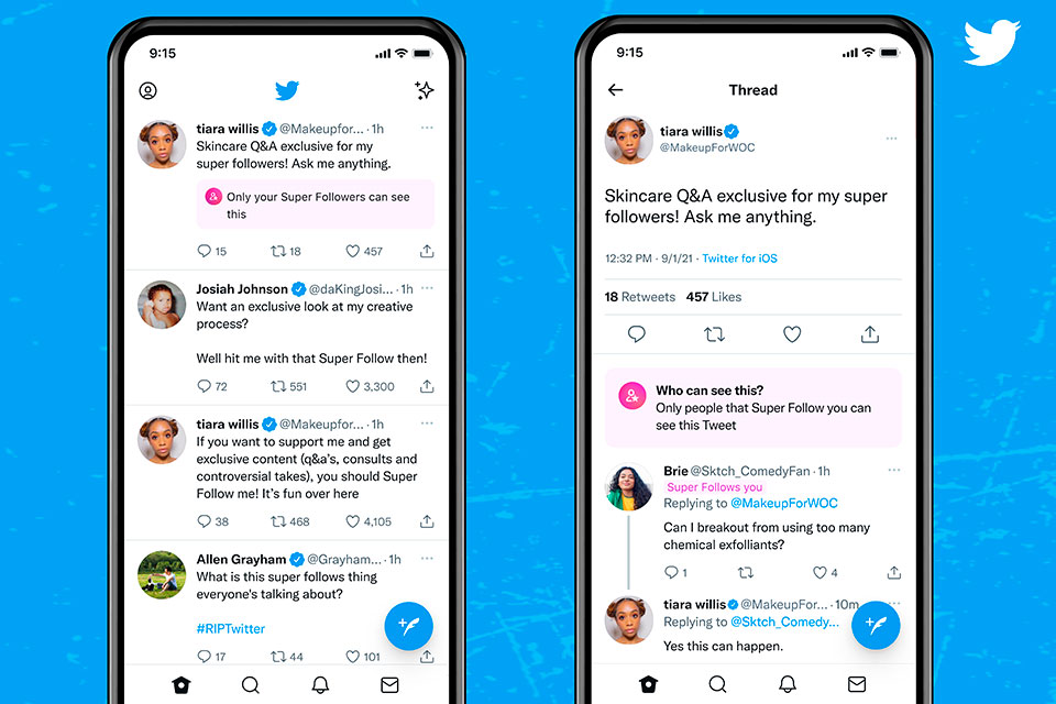 Imagem de: Super Follows do Twitter gera apenas R$ 32 mil nos EUA