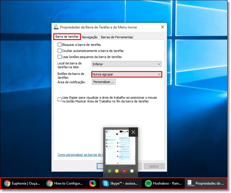 Acesso Rápido Aos Apps Como Personalizar A Barra De Tarefas Do Windows 10 Tecmundo 3535