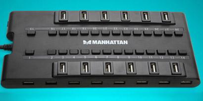 Imagem de Hub USB de 28 portas conecta todos os seus gadgets ao computador no site TecMundo