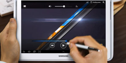 Imagem de Galaxy Note 10,1 com caneta stylus chega às lojas neste mês no site TecMundo