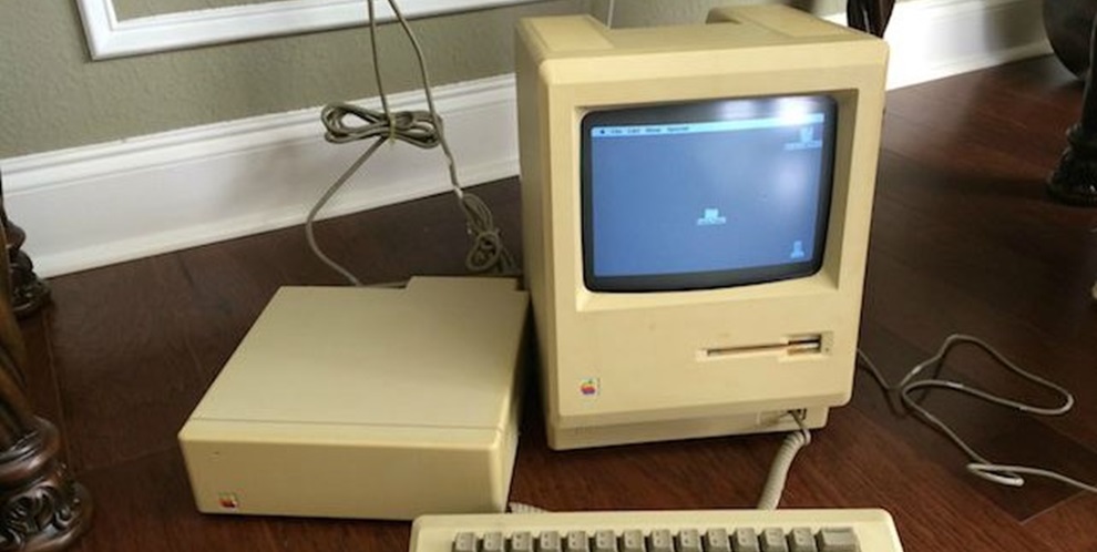 Imagem de Apple Macintosh funciona normalmente após ficar 30 anos guardado em armazém no site TecMundo