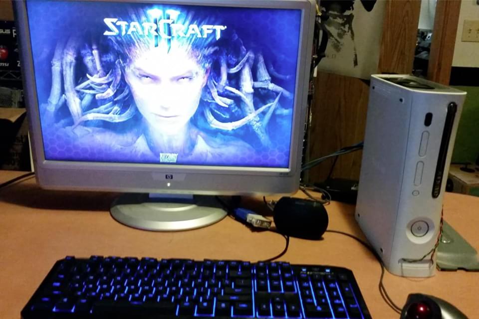 Imagem de Modder transforma Xbox 360 antigo em um computador no site TecMundo