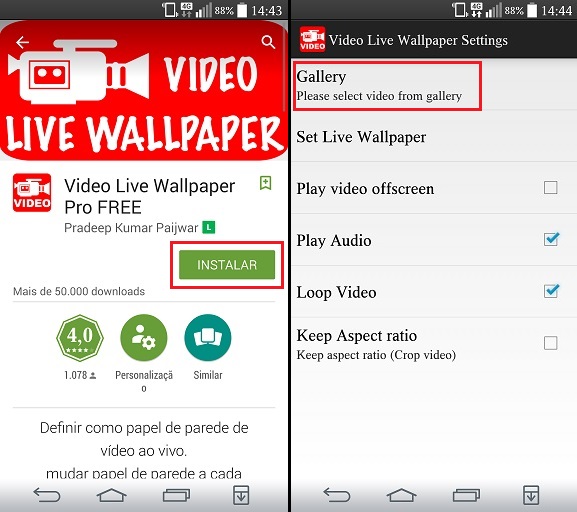 Android Como Usar Um Vídeo Como Papel De Parede No Seu Smartphone