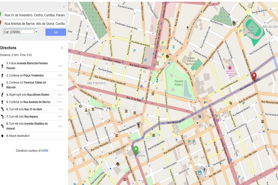 Imagem de OpenStreetMap finalmente ganha recurso de rotas e direções no site TecMundo