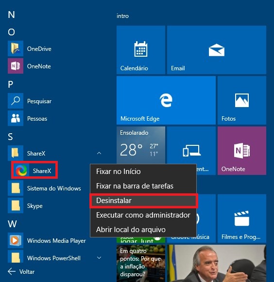 Windows 10 Aprenda A Desinstalar Aplicativos Rapidamente Tecmundo 3774