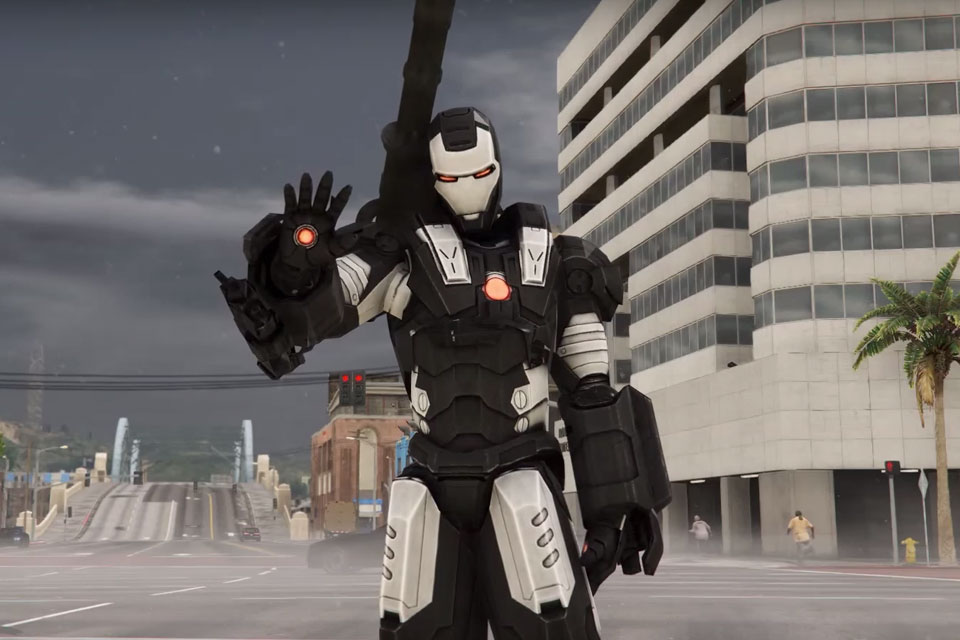 Imagem de Mod de GTA V com Homem de Ferro agora traz Máquina de Combate no tecmundo