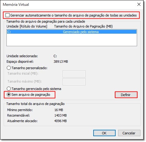 Disco 100% ocupado? Resolva já este problema em seu Windows 10! 09115045382306