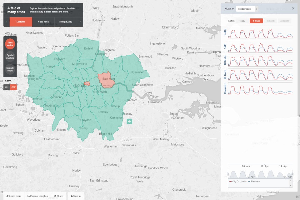 Imagem de Site mostra frequência de uso de celulares em várias cidades do mundo no tecmundo