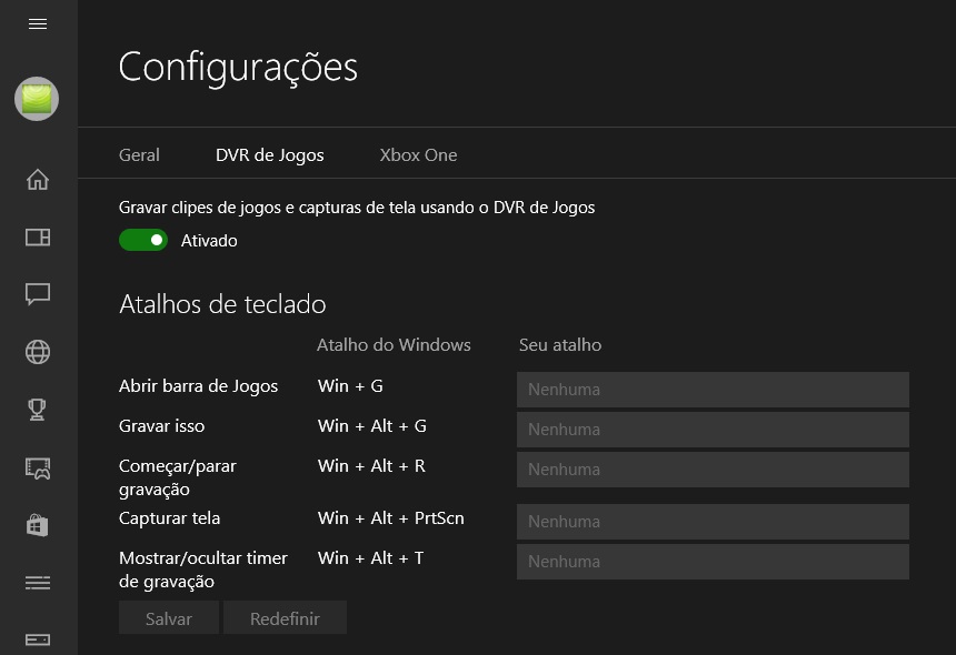 Atalho captura de tela w10