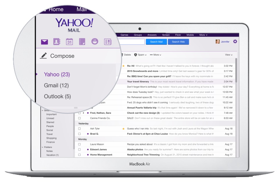 Imagem de Serviço de email do Yahoo agora pode gerenciar também o seu Gmail no tecmundo