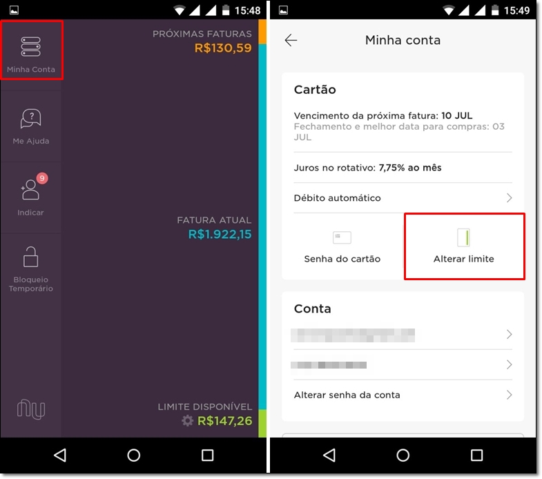 Como fazer para aumentar o limite do cartão de crédito do 