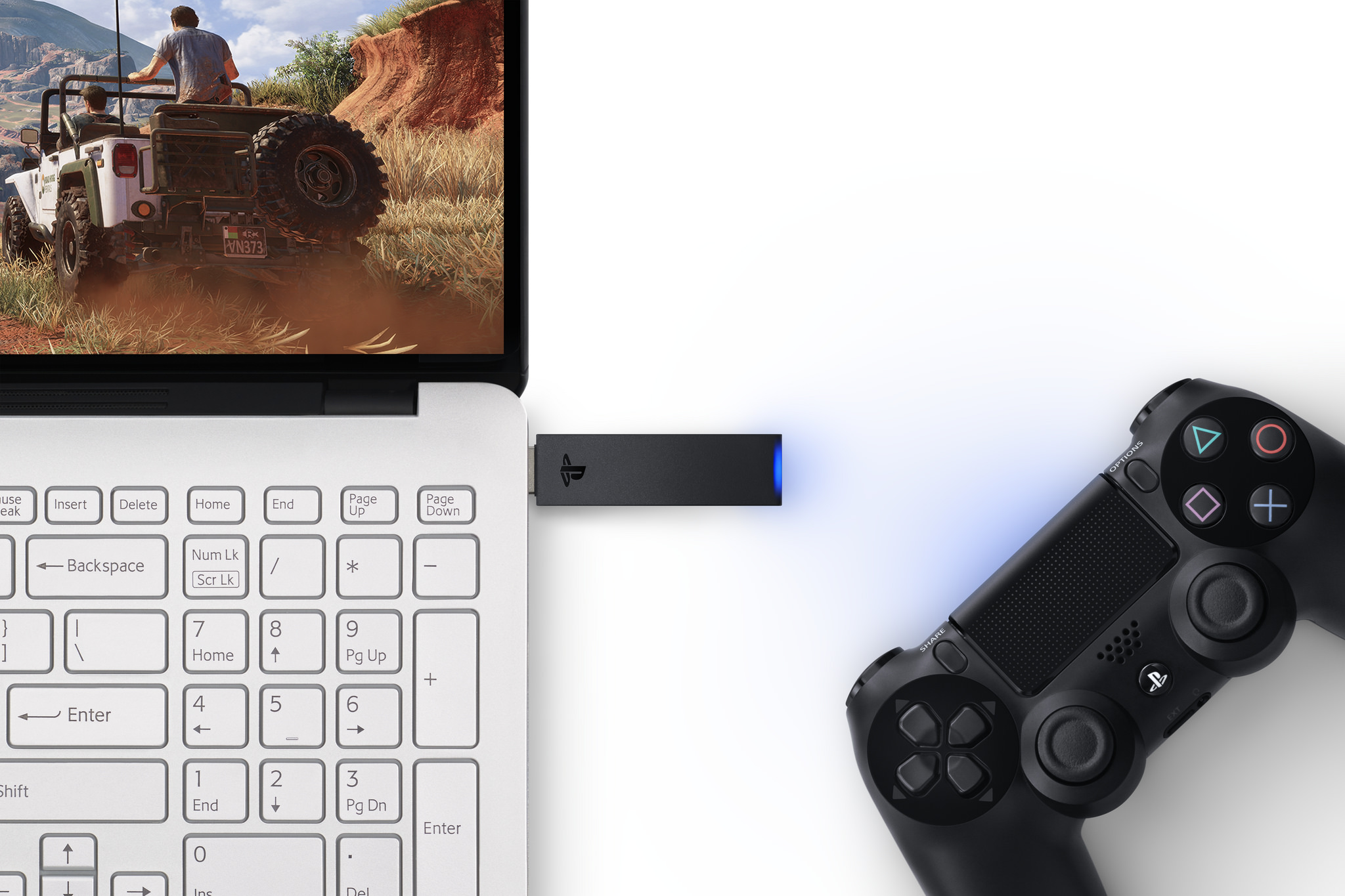 Imagem de Agora você pode usar o controle do PS4 sem fio no PC; conheça o adaptador no tecmundo