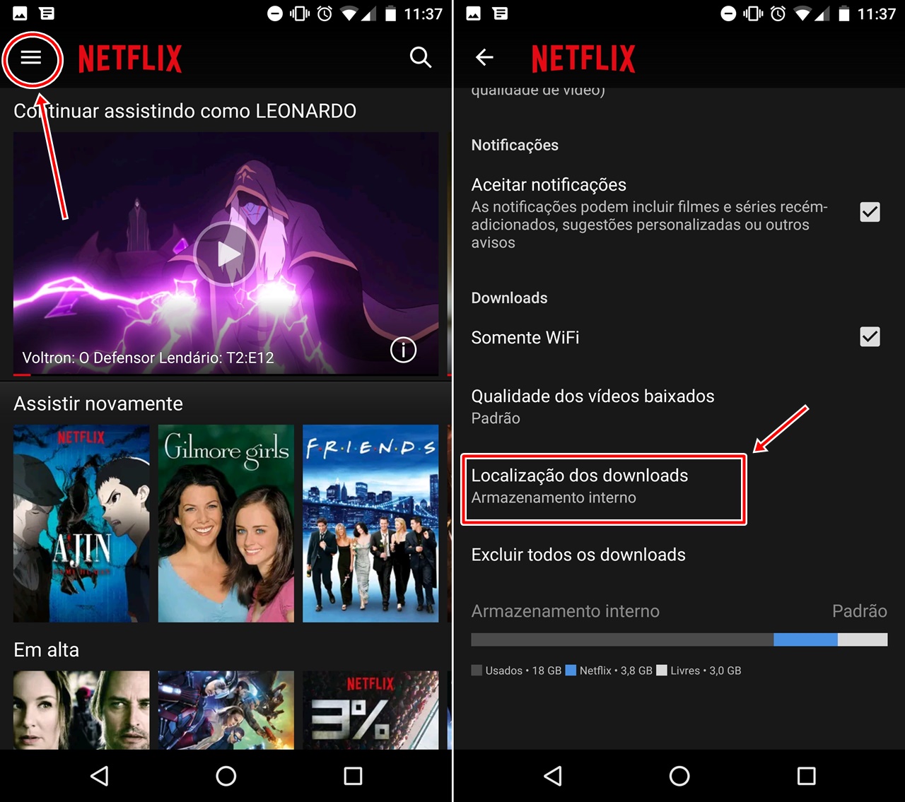Como baixar filmes e séries da Netflix no cartão de memória pelo - How To Copy Netflix Downloads To Usb