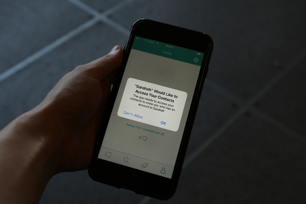 Imagem de Sarahah está coletando seus contatos de celular sem motivo, por enquanto no tecmundo
