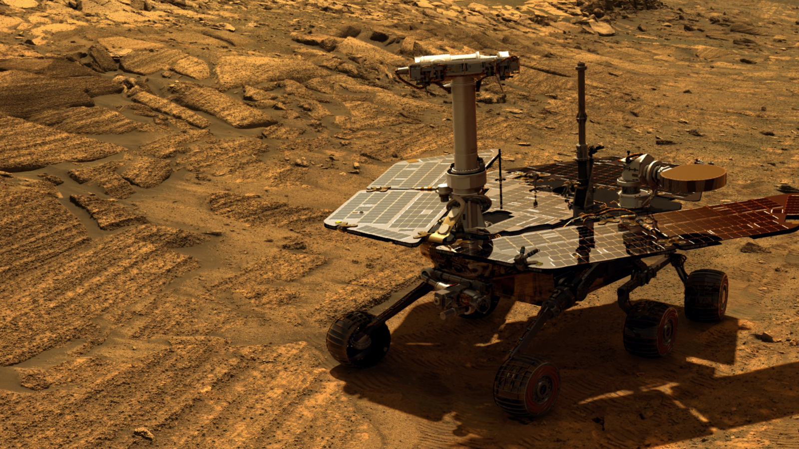 Rover Opportunity ultrapassa a marca dos 5 mil 'dias' em Marte Nasa-19191513832519