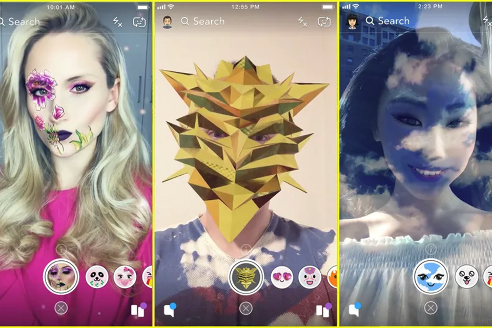 Imagem de Snapchat permite pela primeira vez a criação de filtros para rostos no tecmundo