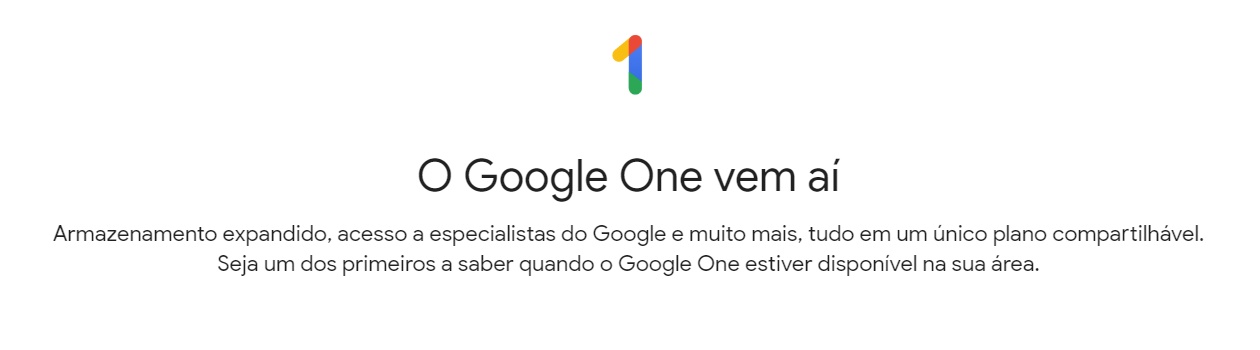 Planos e preços - Google One