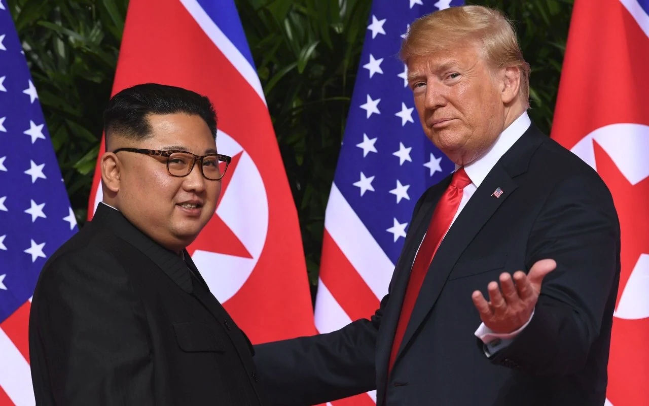 Imagem de Encontro entre Trump e Kim Jong-un tem exibição de trailer de filme falso no tecmundo
