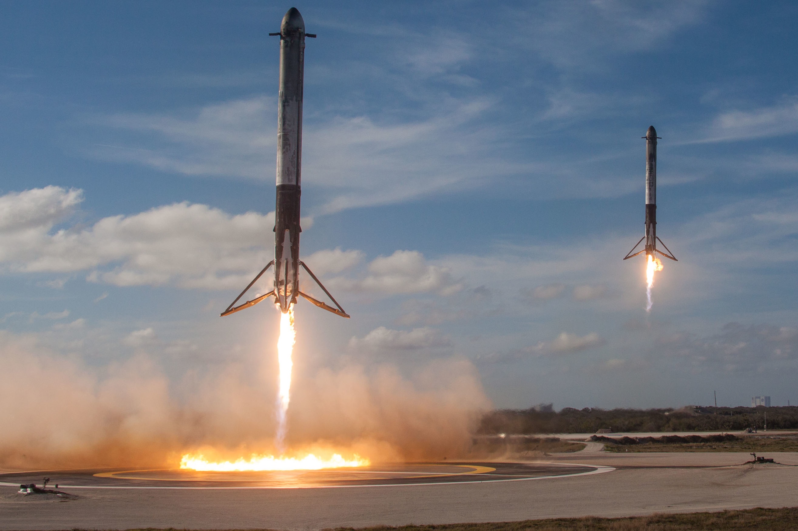 Imagem de Falcon Heavy da SpaceX ganha licitação para lançar satélite militar dos EUA no tecmundo