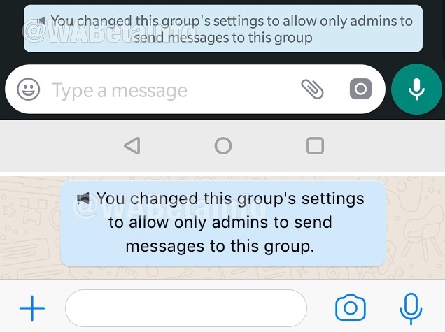 WhatsApp agora tem grupos em que somente admins podem enviar mensagens 5