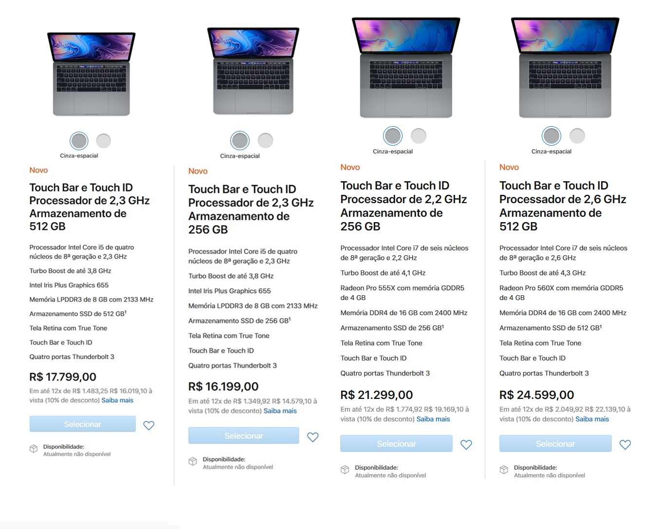 Apple revela preços dos novos MacBooks Pro com chip de 8ª ger. no Brasil Macbooks-8-ger-12135433200083