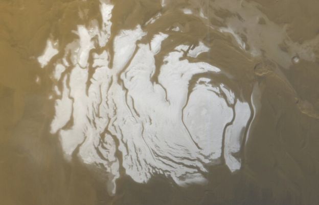 Lago subglacial é o primeiro corpo de água líquida encontrado em Marte A-25151608179028