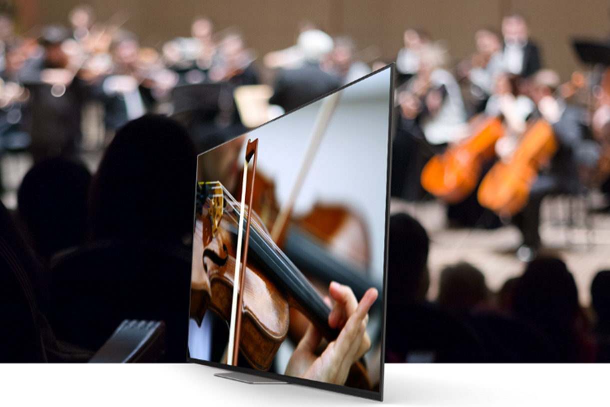 Imagem de TV OLED da Sony que emite som pela tela chega ao Brasil por R$ 10 mil no tecmundo