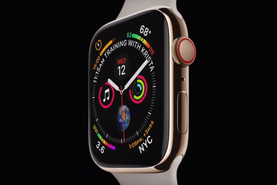 Imagem de Apple Watch Series 4 chega com “tela infinita” e eletrocardiograma embutido no tecmundo