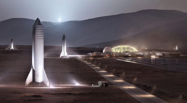 Elon Musk diz que base humana em Marte pode ser inaugurada em 2028 Spacex-24181356618251