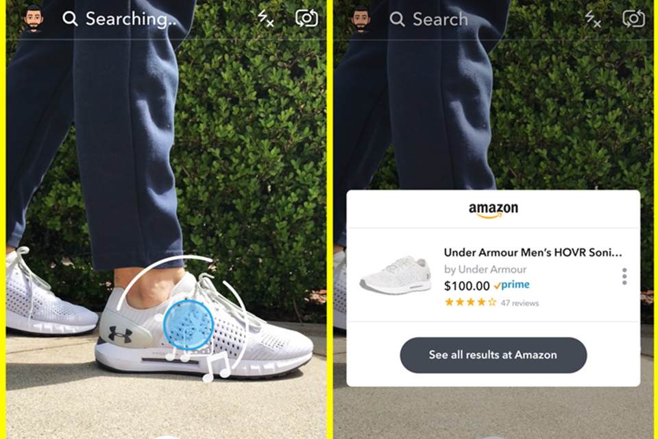Imagem de Snapchat testa busca e compras via câmera com integração com a Amazon no tecmundo