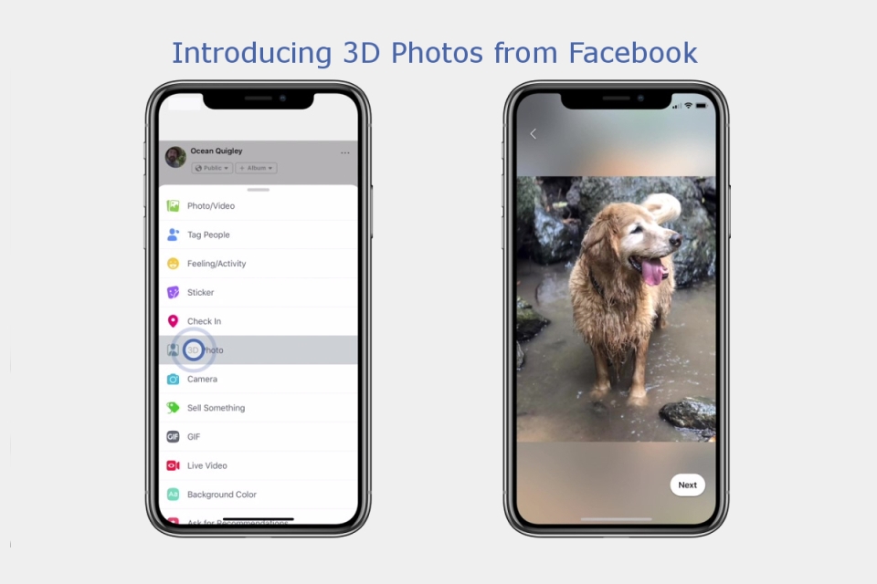 Imagem de Facebook libera postagens de fotos em 3D no Feed no tecmundo