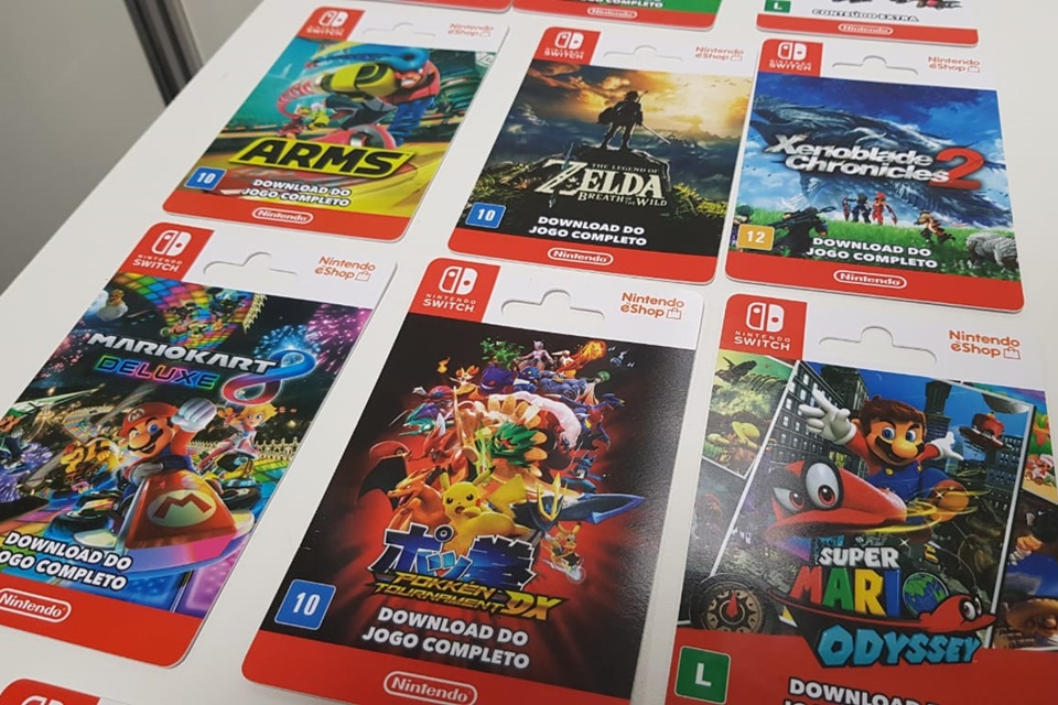 Imagem de Nintendo começa a vender cartões com jogos e serviço online no Brasil no tecmundo