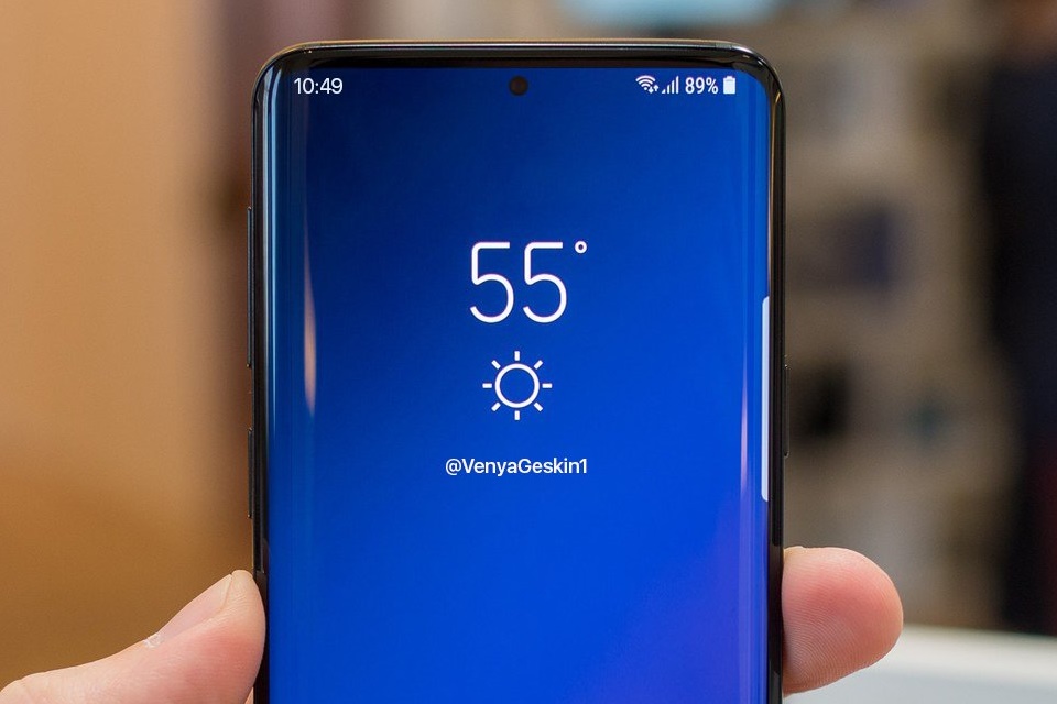 Imagem de Conceito do Galaxy S10 não tem notch ou bordas, mas traz “buraco na tela” no tecmundo