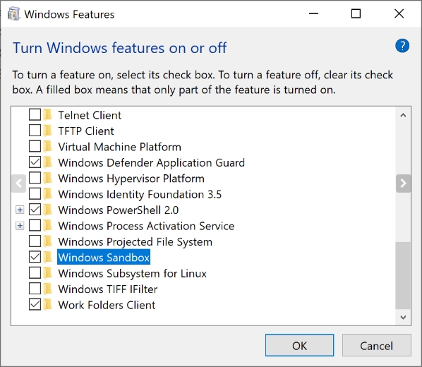 Windows Sandbox