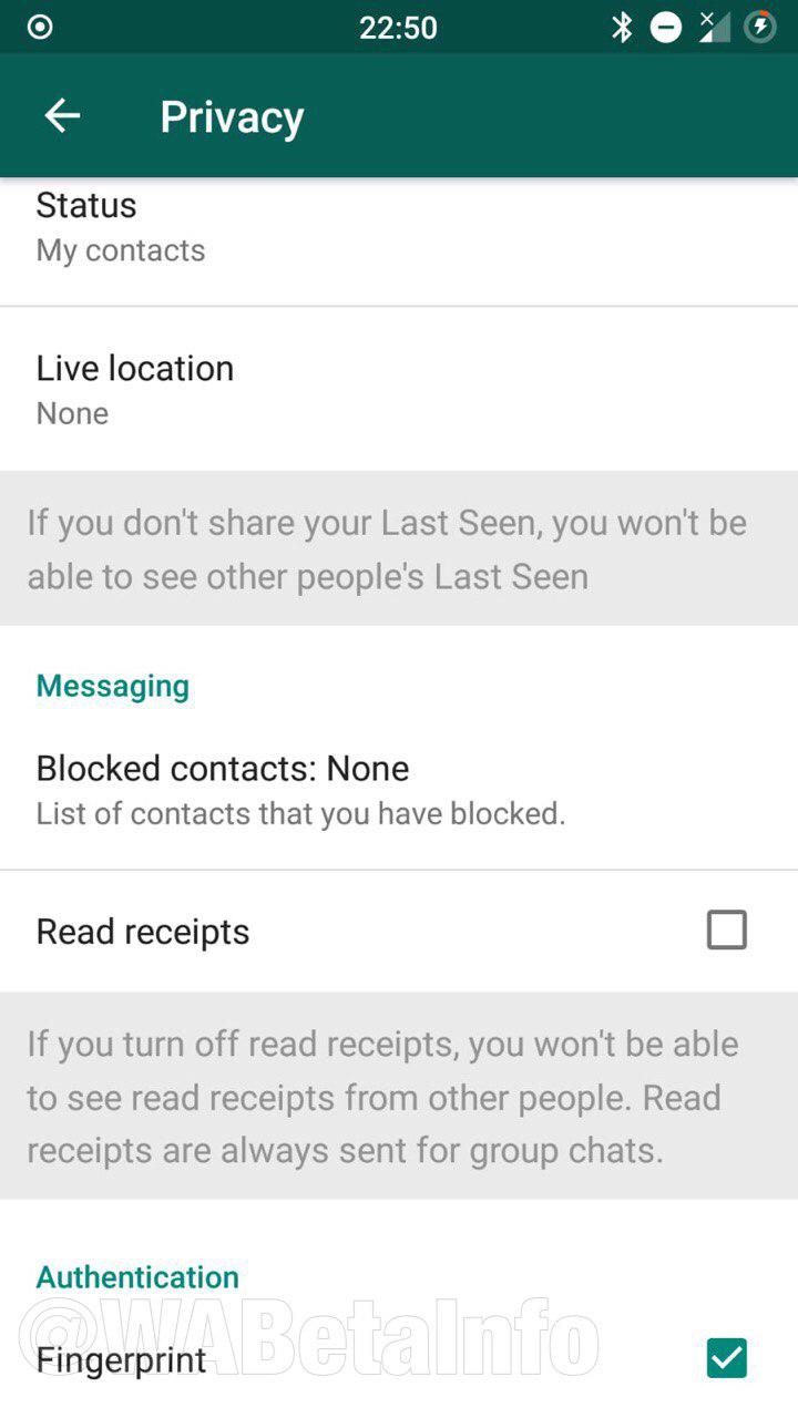 WhatsApp ganhará autenticação com digital no Android 6