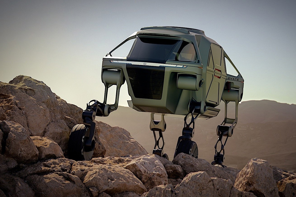 Imagem de Projeto de carro articulado da Hyundai permite enfrentar qualquer terreno no tecmundo