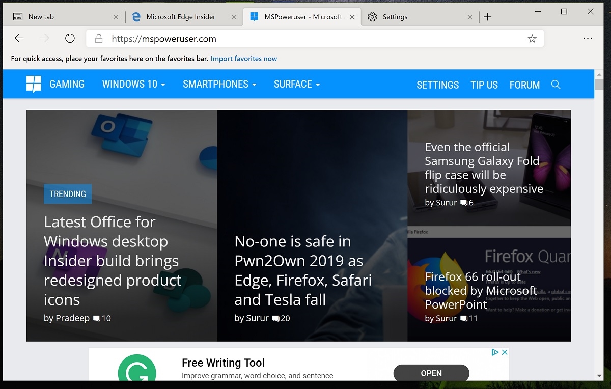 Veja Novas Imagens Do Edge Baseado No Chromium Rodando Em Windows 10 Tecmundo 6113