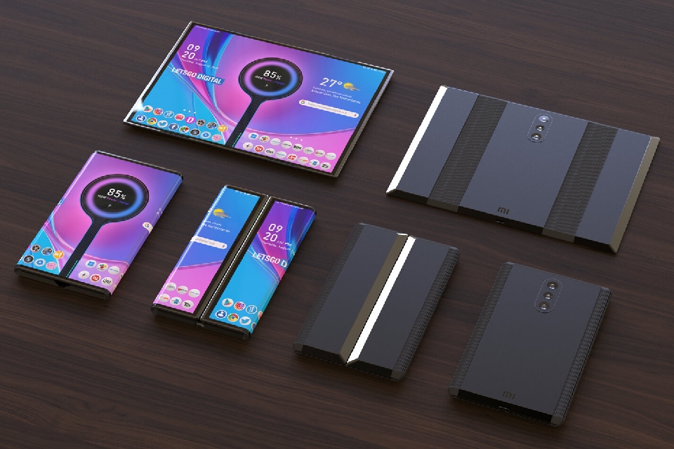 Imagem de Dobrável da Xiaomi aparece em fotos com dobradiça na vertical no tecmundo